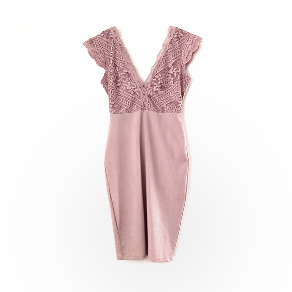 Papaya Dresses & Skirts - Papaya Pink Lace Dress